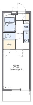 レオパレスファーストコートユウの物件間取画像